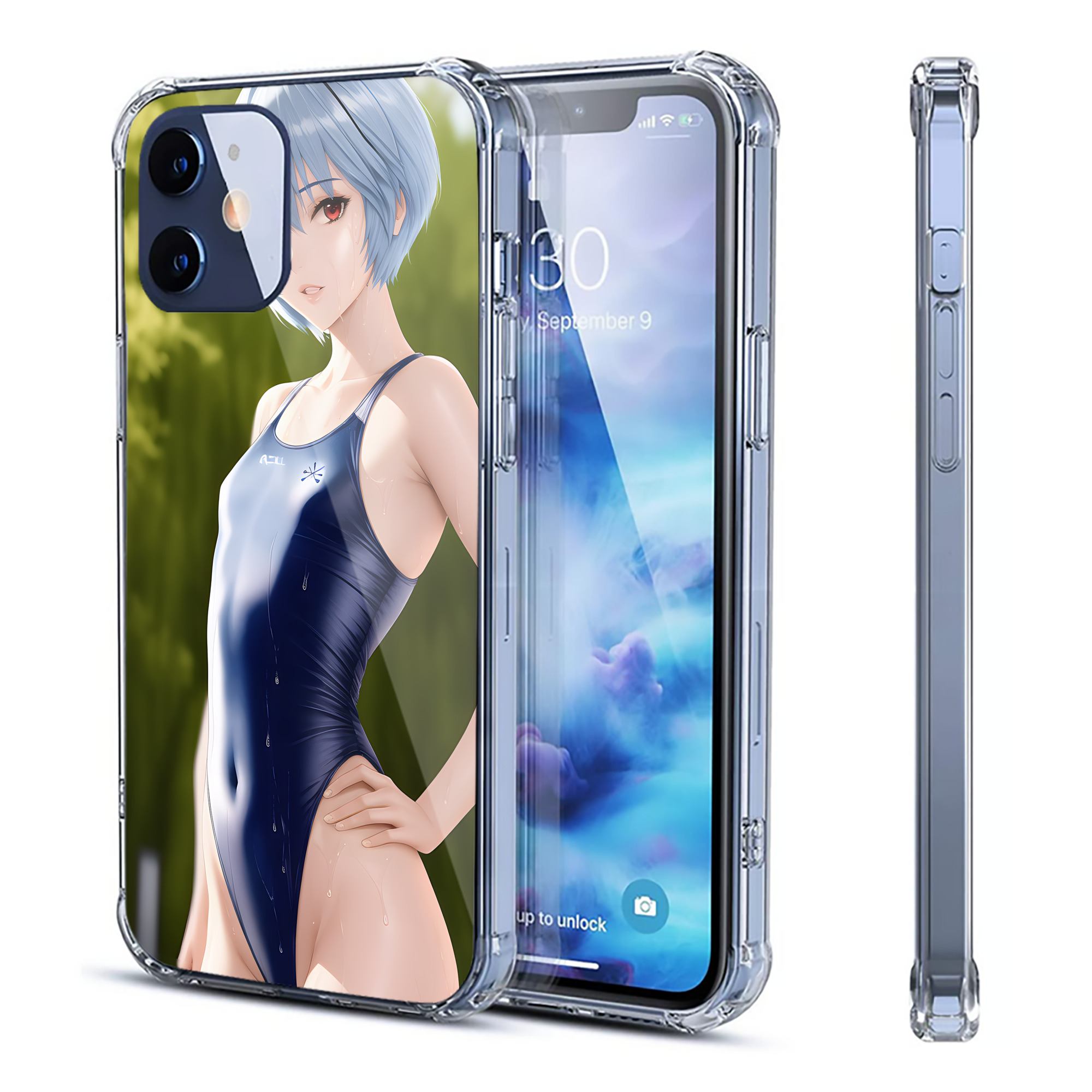 （画像用） EVA 新世紀エヴァンゲリオン 【iPhone 12シリーズ対応】透明スマホケース（クリアソフトケース）